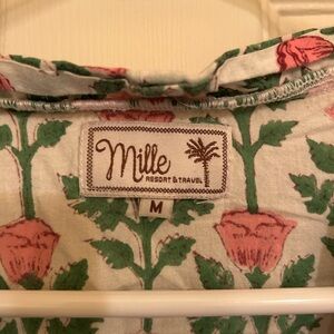 GUC Mille Blockprint Dress - Pink and Green